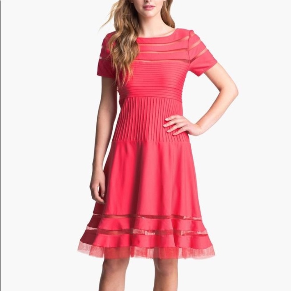 NWTS Tadashi Shoji red cocktail dress